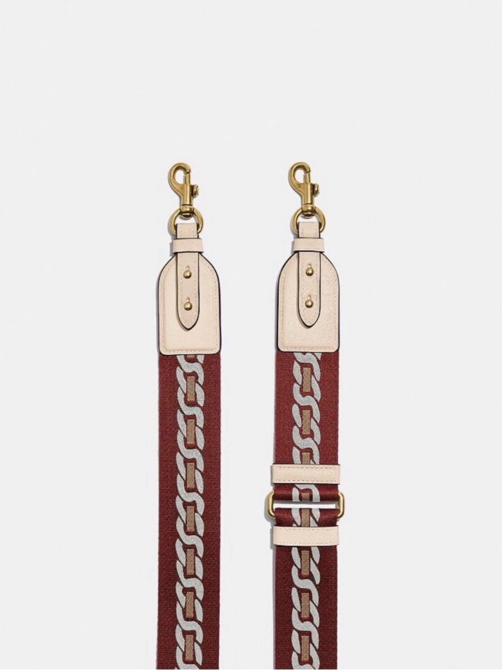 COACH Chain Pattern Bag Strap